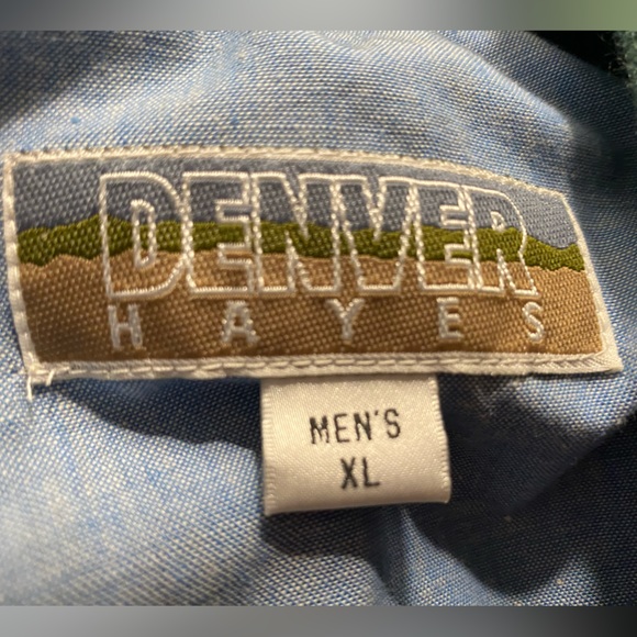 Vintage Denver Hayes Men’s XL Sage Green Zip Up Jacket - Picture 4 of 5